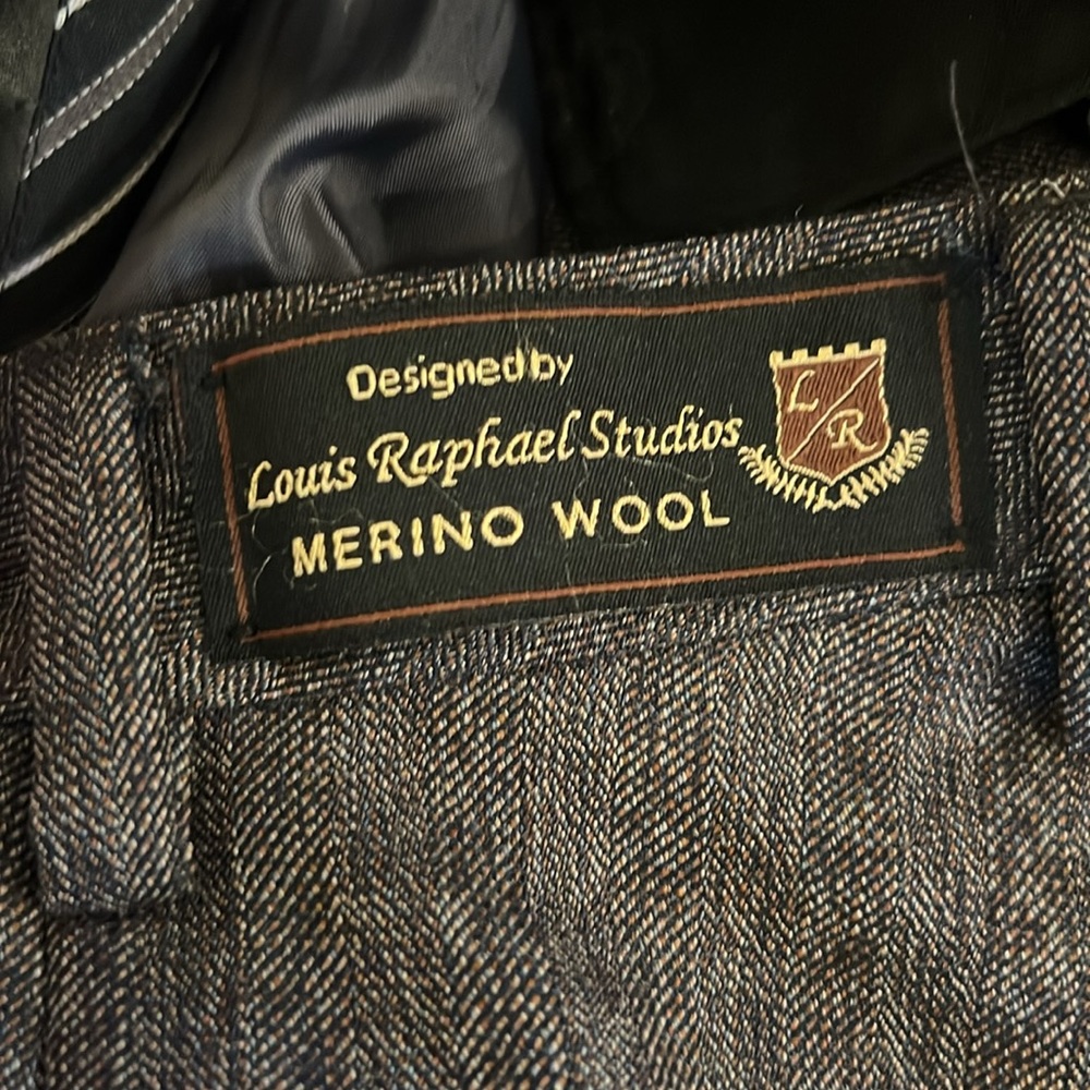 Merino wool flat front dress pants - Picture 2 of 6